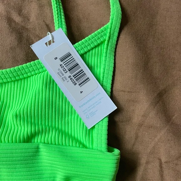 Frankie's Bikinis Lime Green Swimwear - Picture 3 of 3